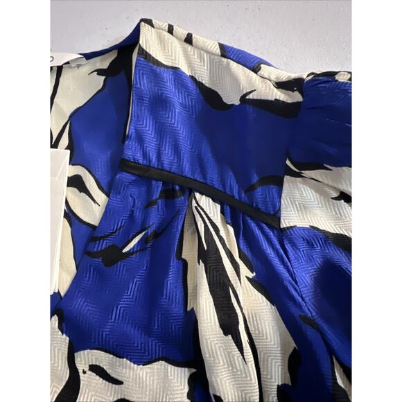 Veronica Beard NWT Milan Floral print Silk Blend Jacquard Blouse Size 10 Org$395 - Picture 14 of 14